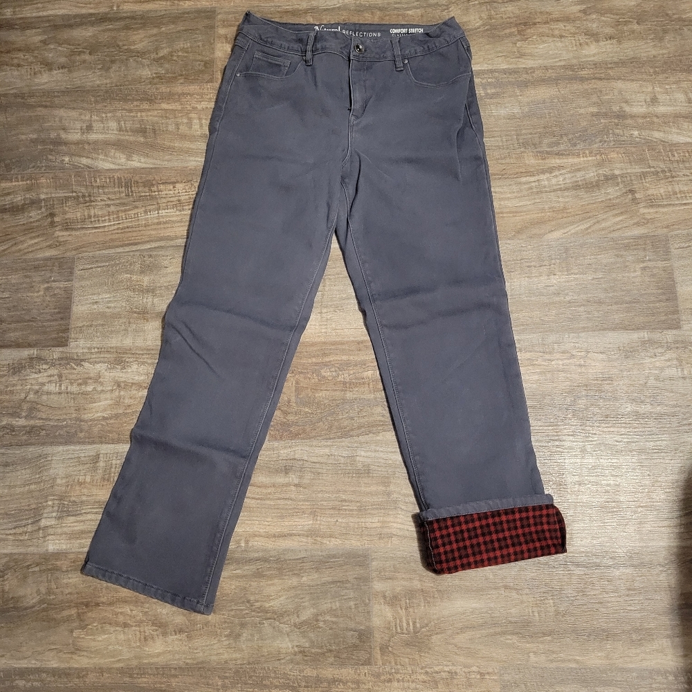 Flannel lined pants